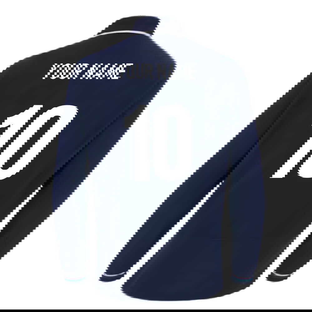 Scotland RWC 2023 Classic Home Rugby Shirt - Long Sleeve (Your Name)