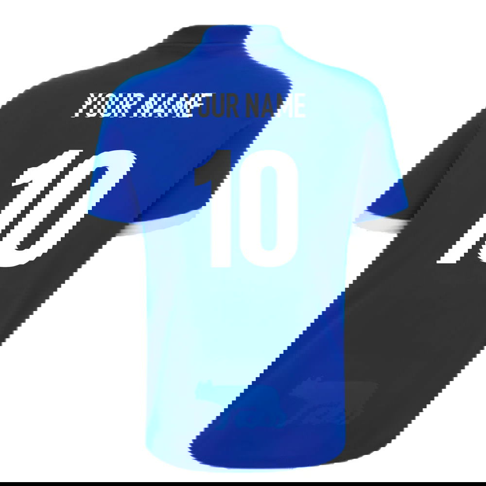 2023-2024 Italy Home Cotton Rugby Shirt (Your Name)