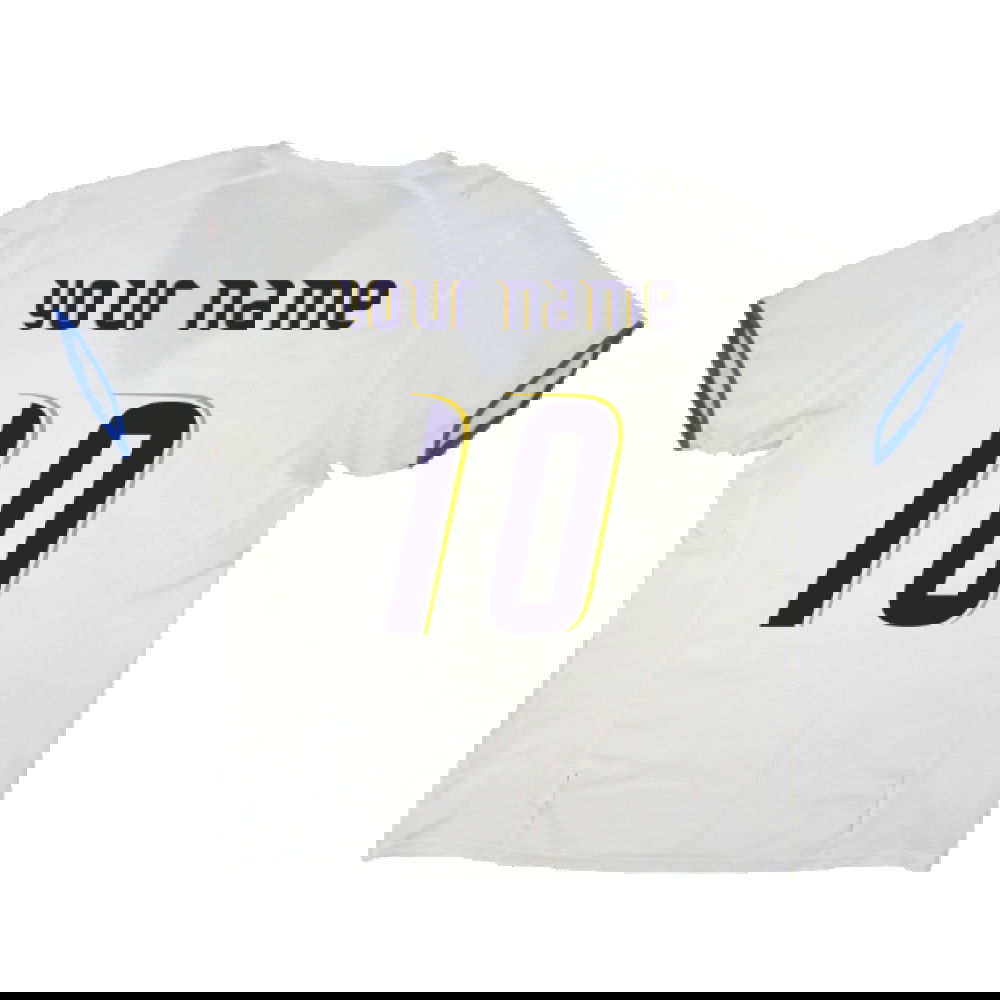 2006-2007 Italy Away Shirt (White) (Your Name)