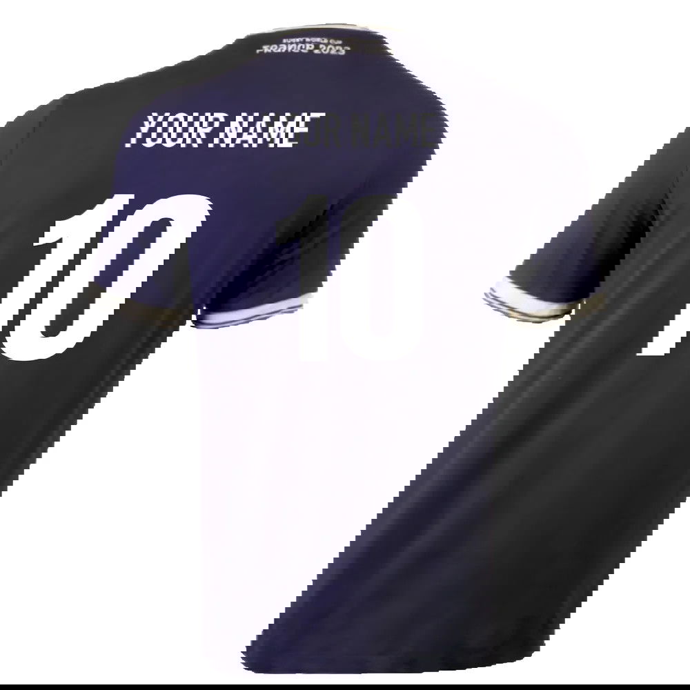 Scotland Mens RWC 2023 Cotton T-Shirt - Navy (Your Name)