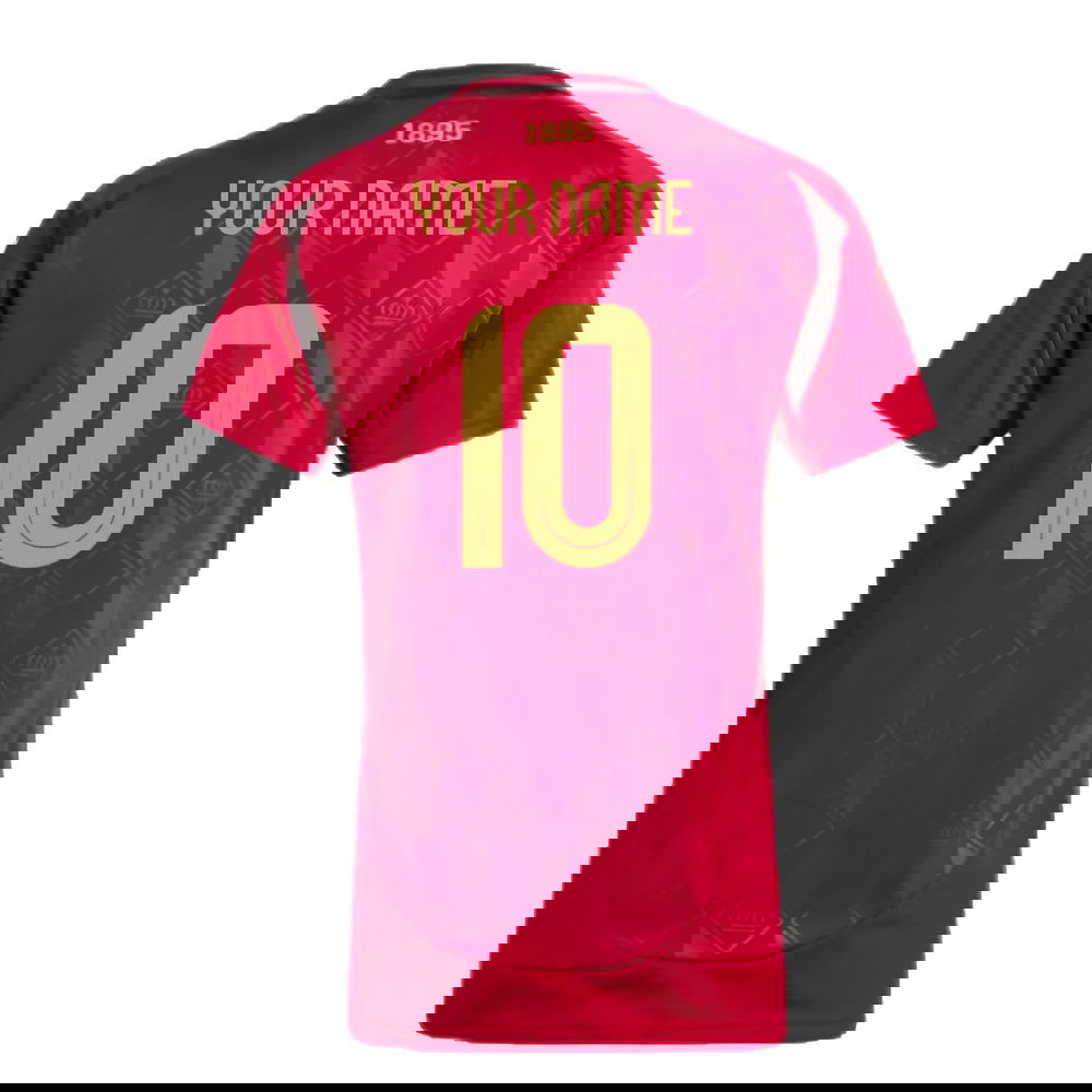 2024-2025 Belgium Home Shirt (Ladies) (Your Name)