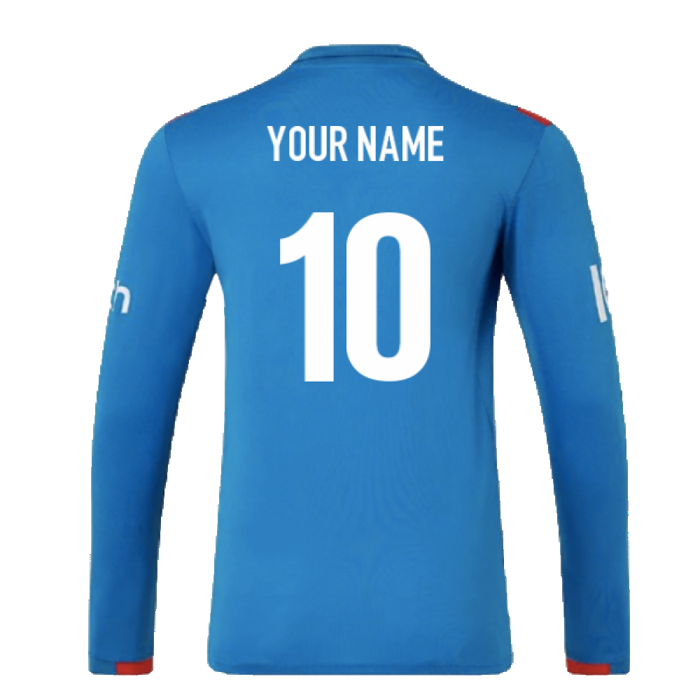 2024 England Cricket ODI Long Sleeve Shirt (Your Name)
