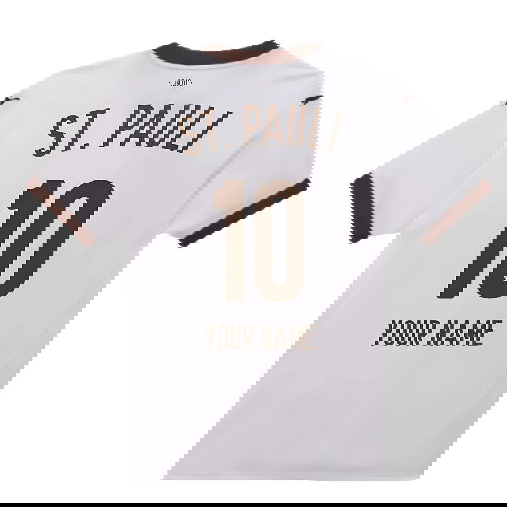 2024-2025 St Pauli Away Shirt (Your Name)