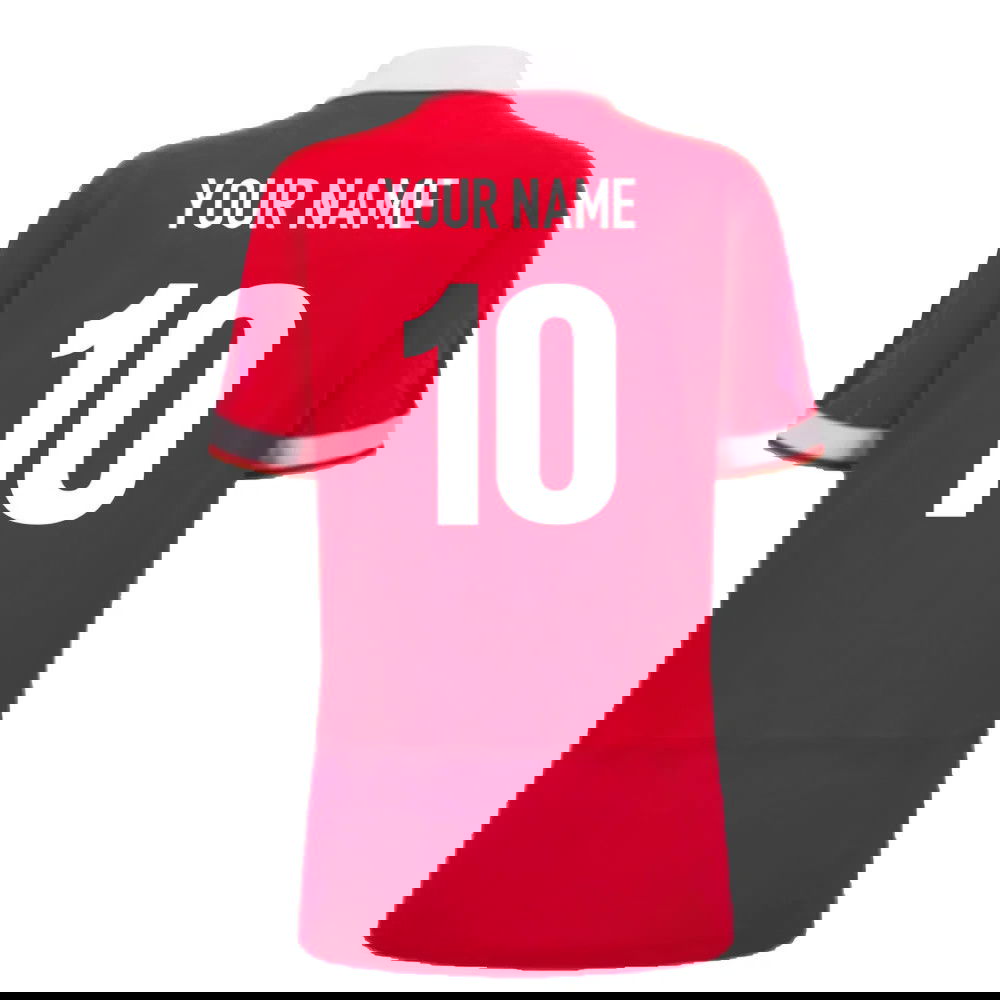 2024-2025 Wales Home Cotton Rugby Shirt (Womens) (Your Name)