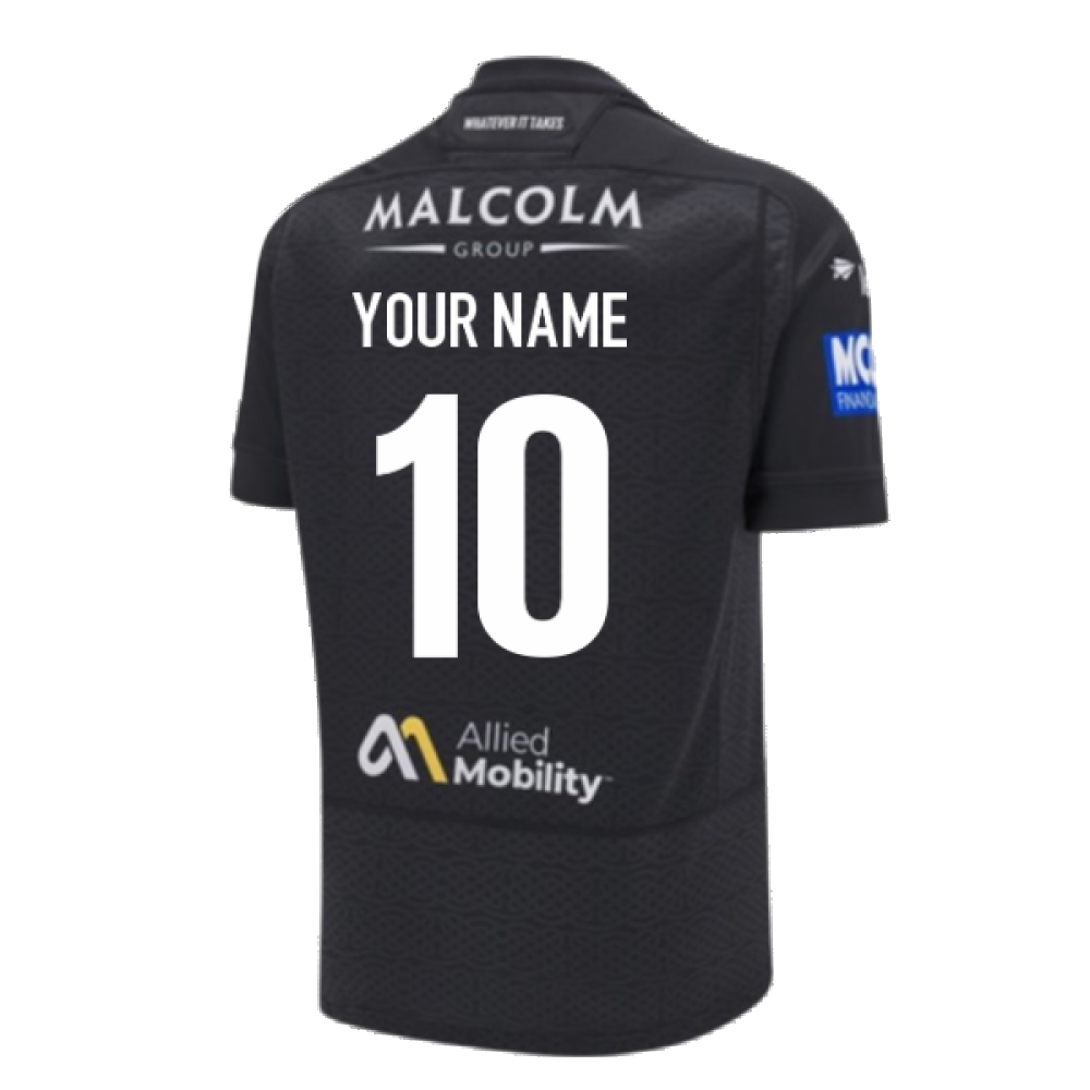 2024-2025 Glasgow Warriors Rugby Home Shirt (Kids) (Your Name)