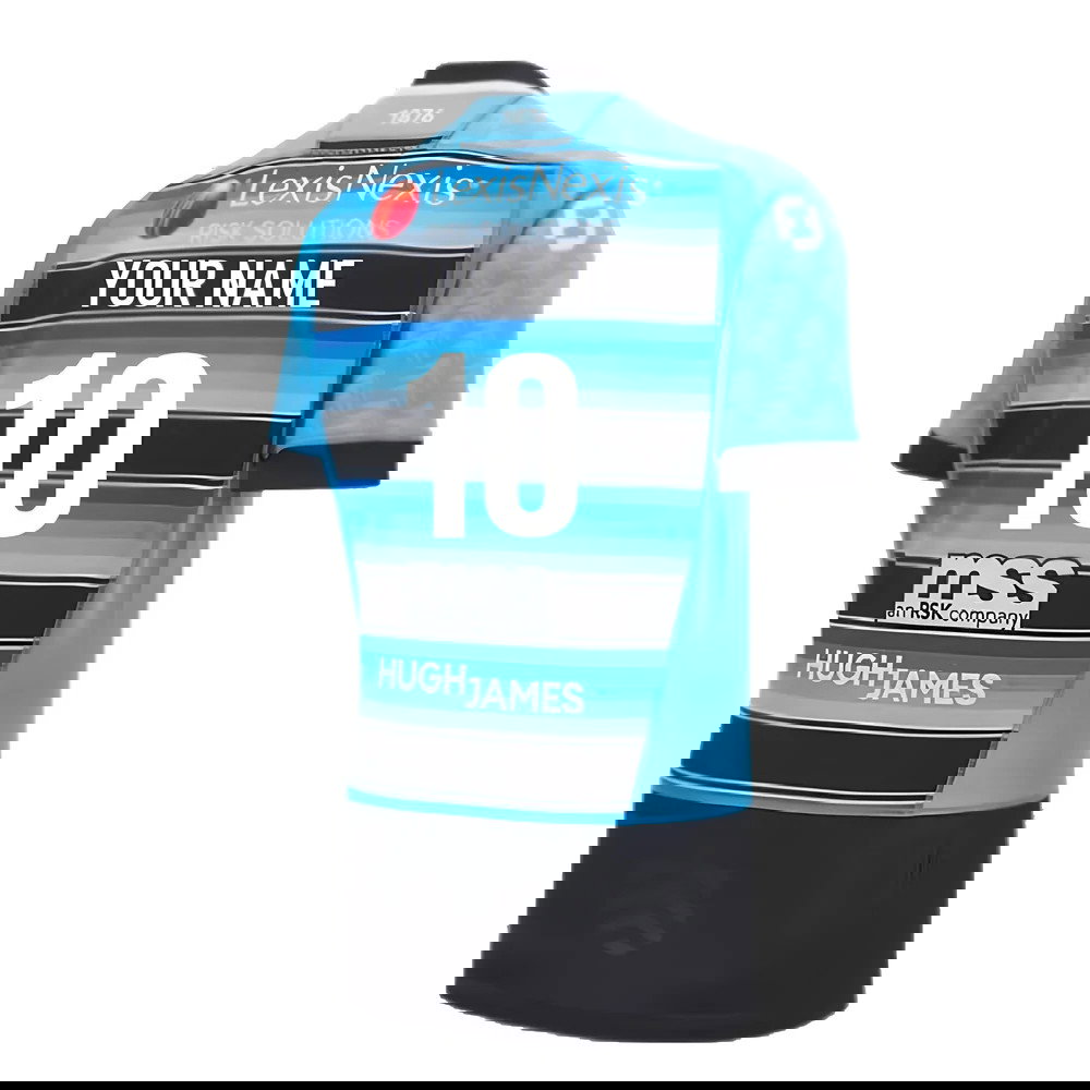 2024-2025 Cardiff Blues Rugby Home Slim Body Fit Shirt (Your Name)