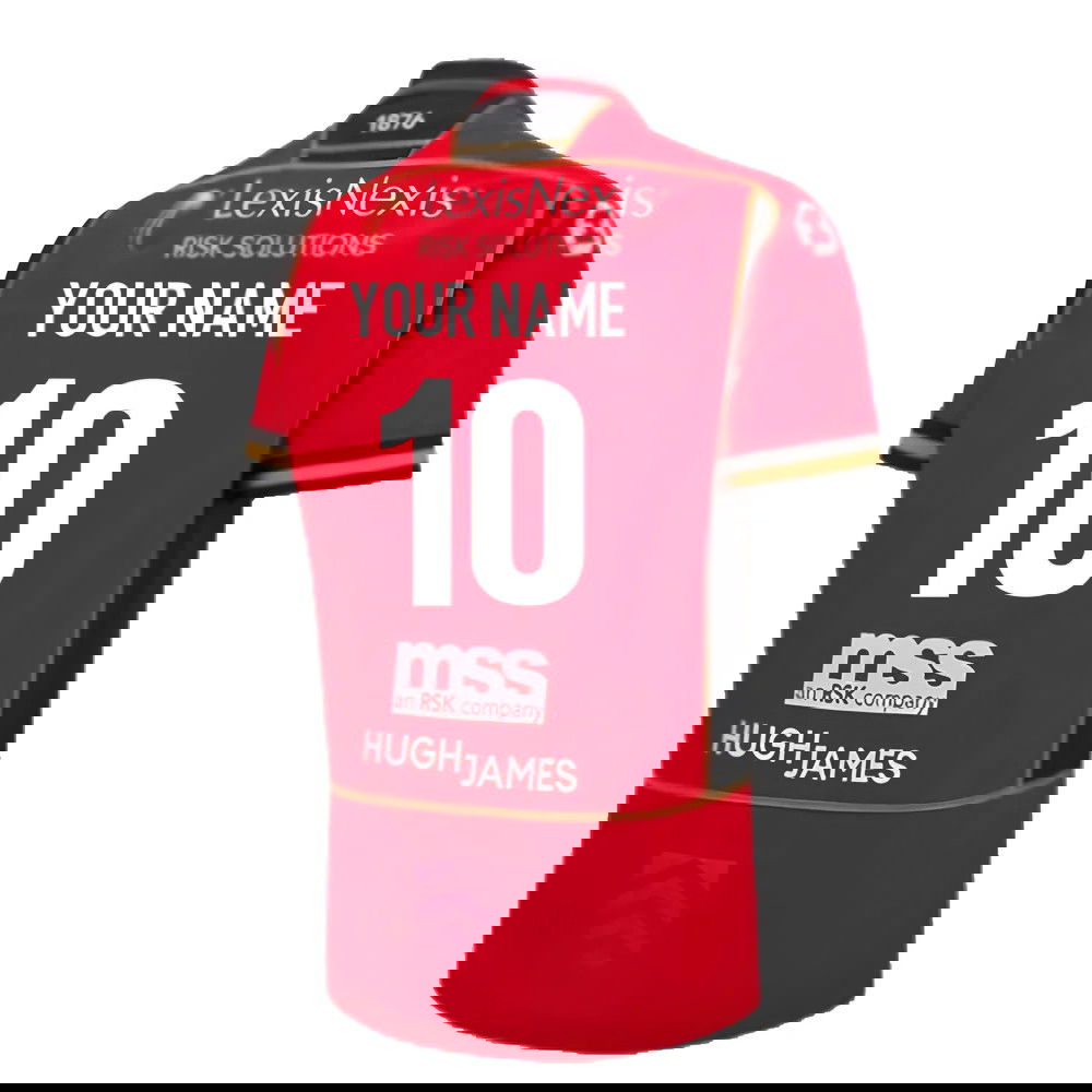 2024-2025 Cardiff Blues Away Poly Replica Rugby Shirt (Your Name)