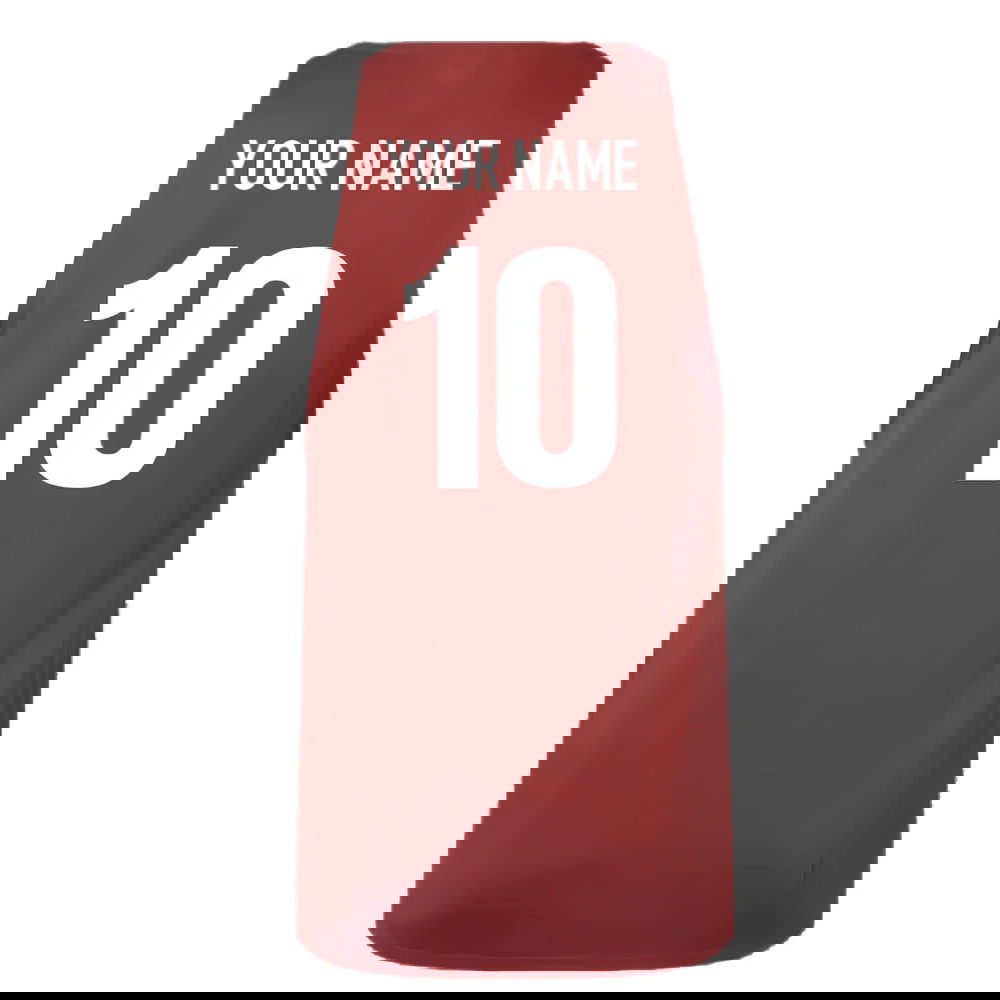 2024-2025 British and Irish Lions Poly Singlet (Red) (Your Name)