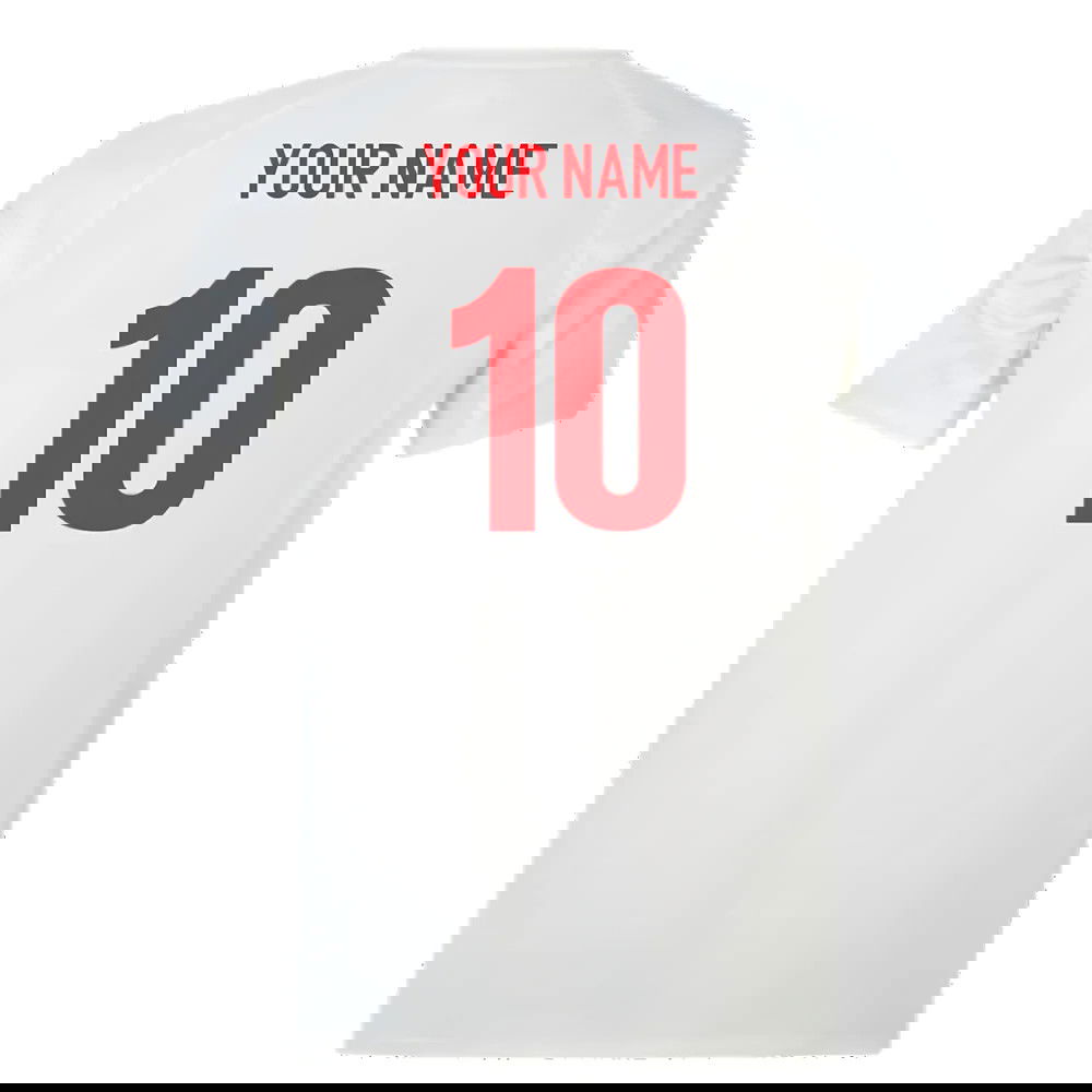 2024-2025 British and Irish Lions Superlight Tee (Cream) (Your Name)