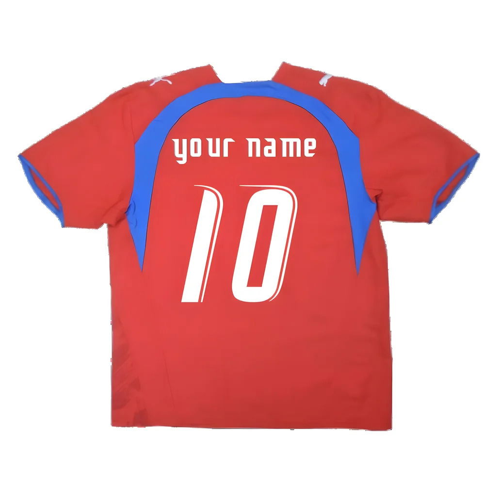 Czech Republic 2006-08 Home Shirt ((Very Good) L) (Your Name)