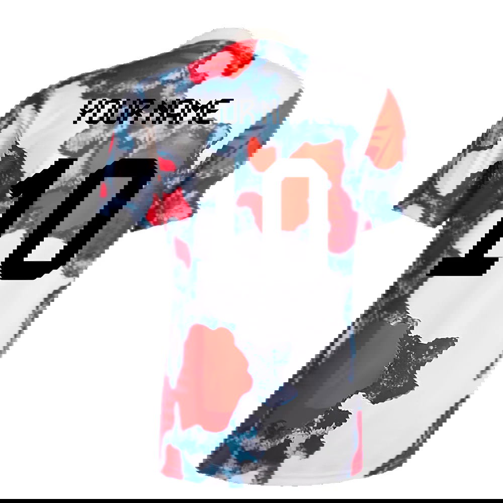 2024-2025 Bayern Munich Pre-Match Shirt (White) (Your Name)