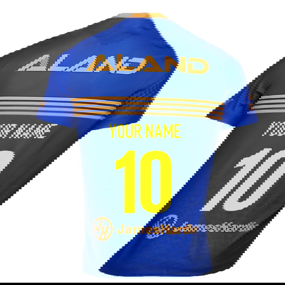 2025 Parramatta Eels Rugby Run Out Shirt (Blue) (Your Name)