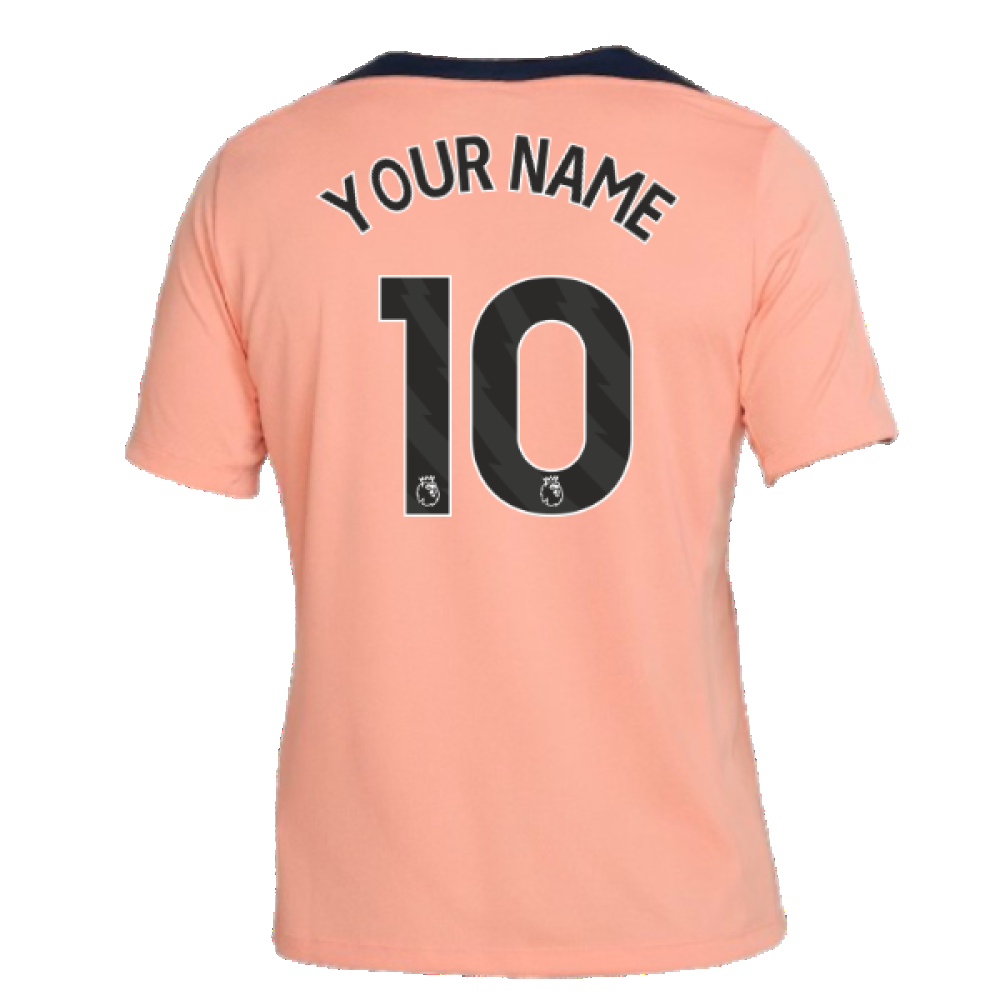 2024-2025 Chelsea Strike Training Shirt (Apricot) (Your Name)