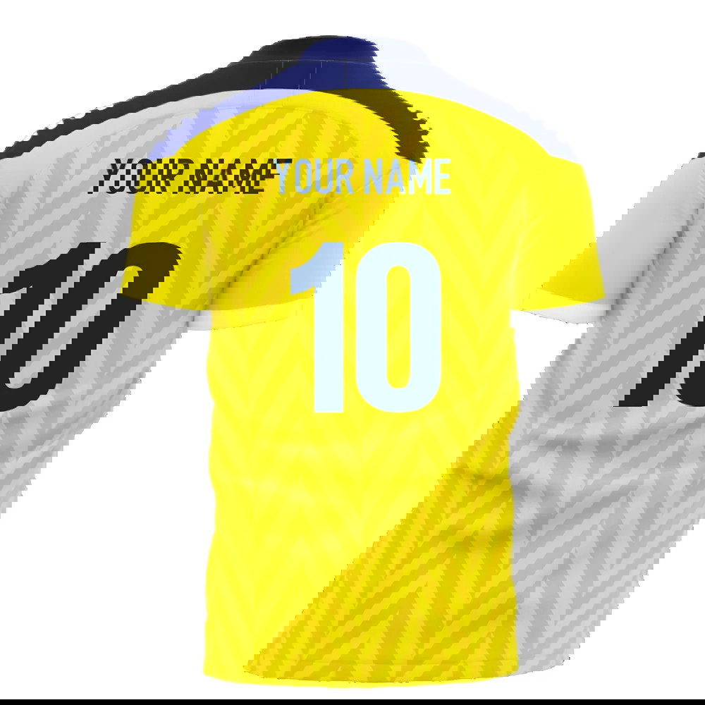 2024-2025 Rosario Central Home Concept Shirt (Libero) Adult Short Sleeve (Your Name)