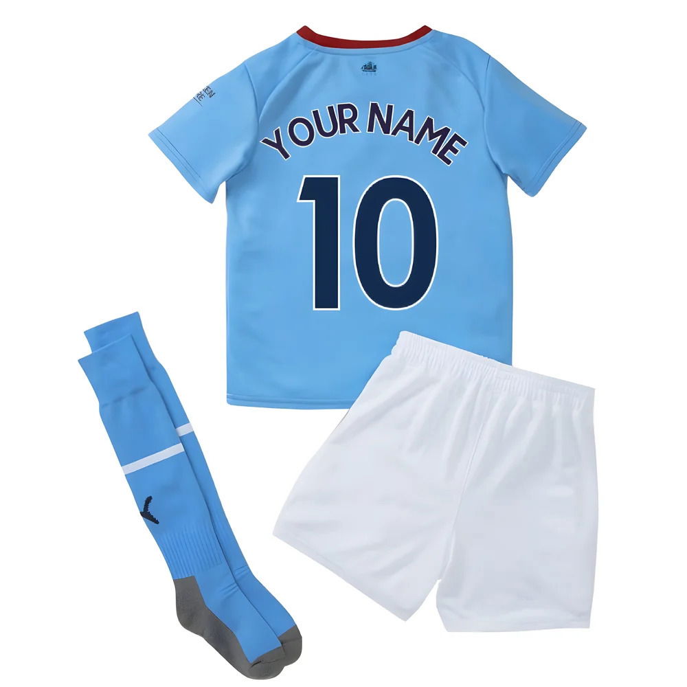 2022-2023 Man City Home Mini Kit (Your Name)