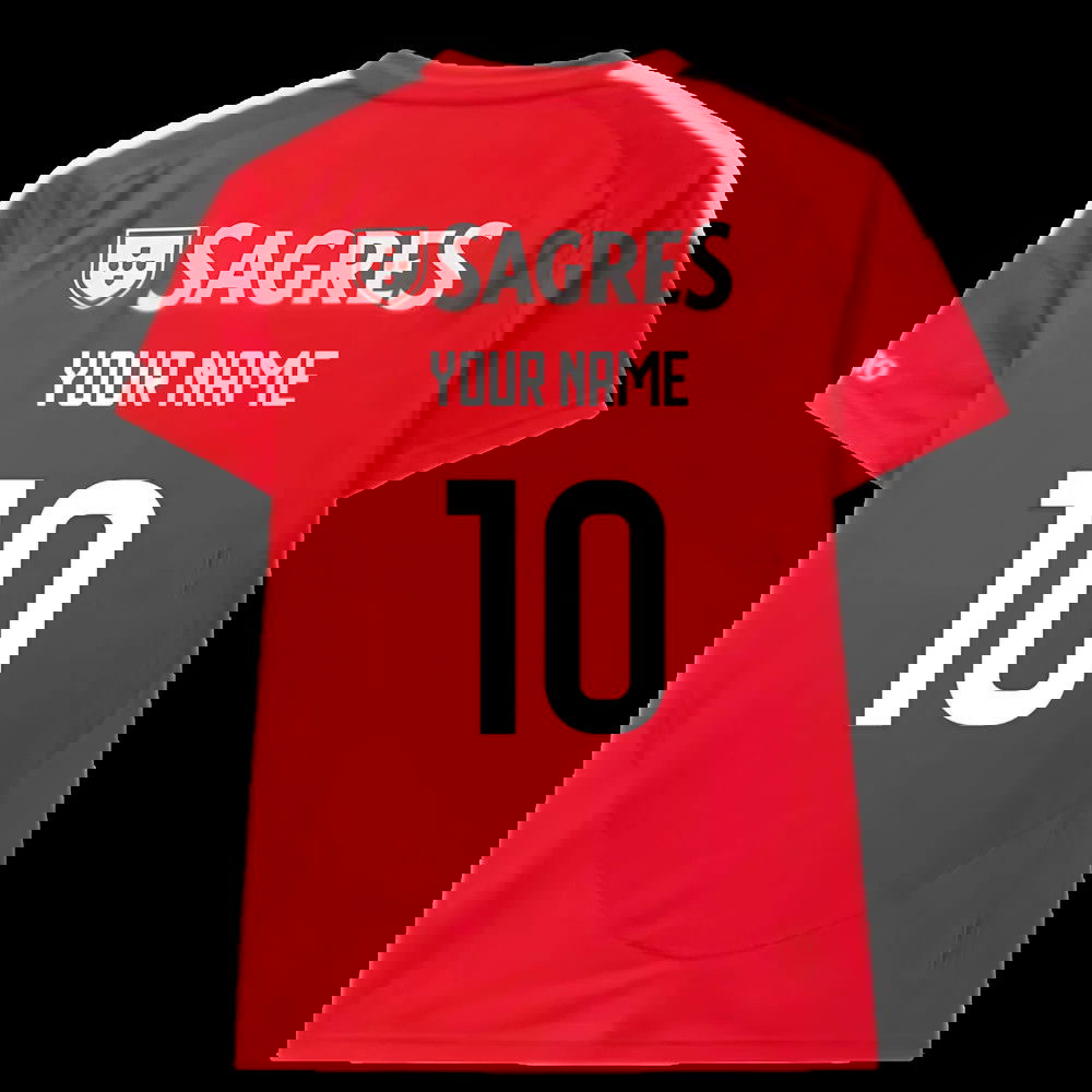 2024-2025 Benfica Home Shirt (No Sponsor) (Your Name)