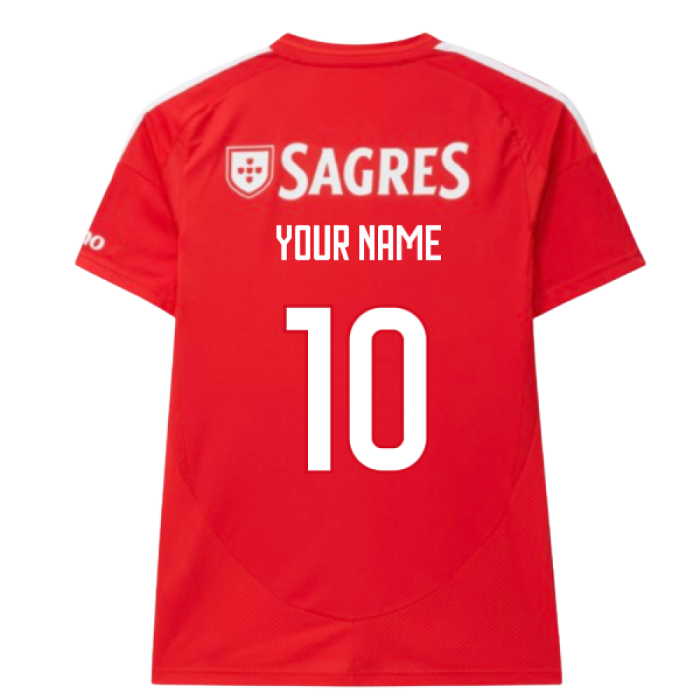 2024-2025 Benfica Home Shirt (No Sponsor) (Your Name)