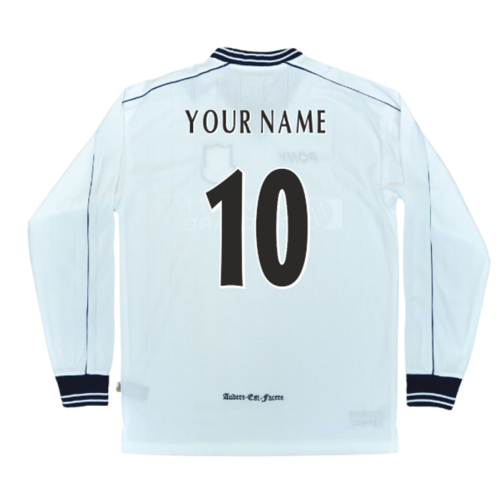 1997-1999 Tottenham Home LS Pony Retro Shirt (Your Name)