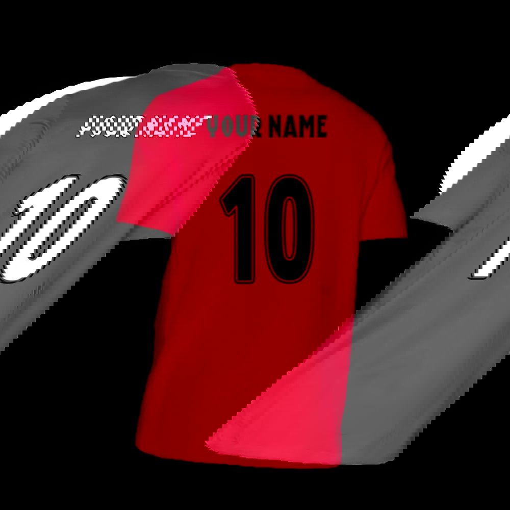 2025-2026 Ajax Seasonal Graphic Tee (Bold Red) (Your Name)