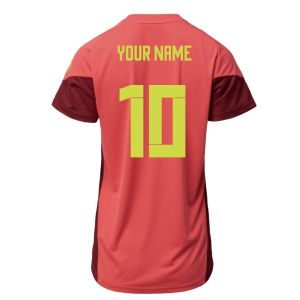 2025-2026 Germany Training Shirt (Core Pink) - Womens (Your Name)