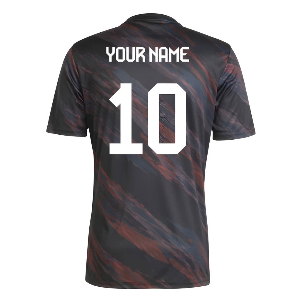 2025-2026 Bayern Munich Pre-Match Shirt (Black) (Your Name)