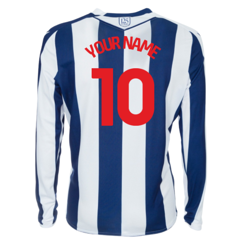 2025-2026 West Brom WBA Home Shirt LS (Your Name)
