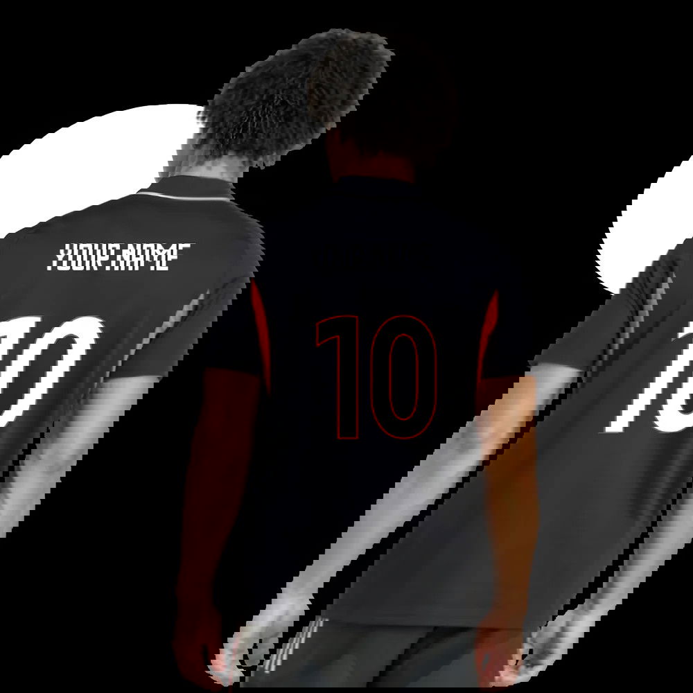 2025-2026 Benfica Polo Shirt (Black) (Your Name)