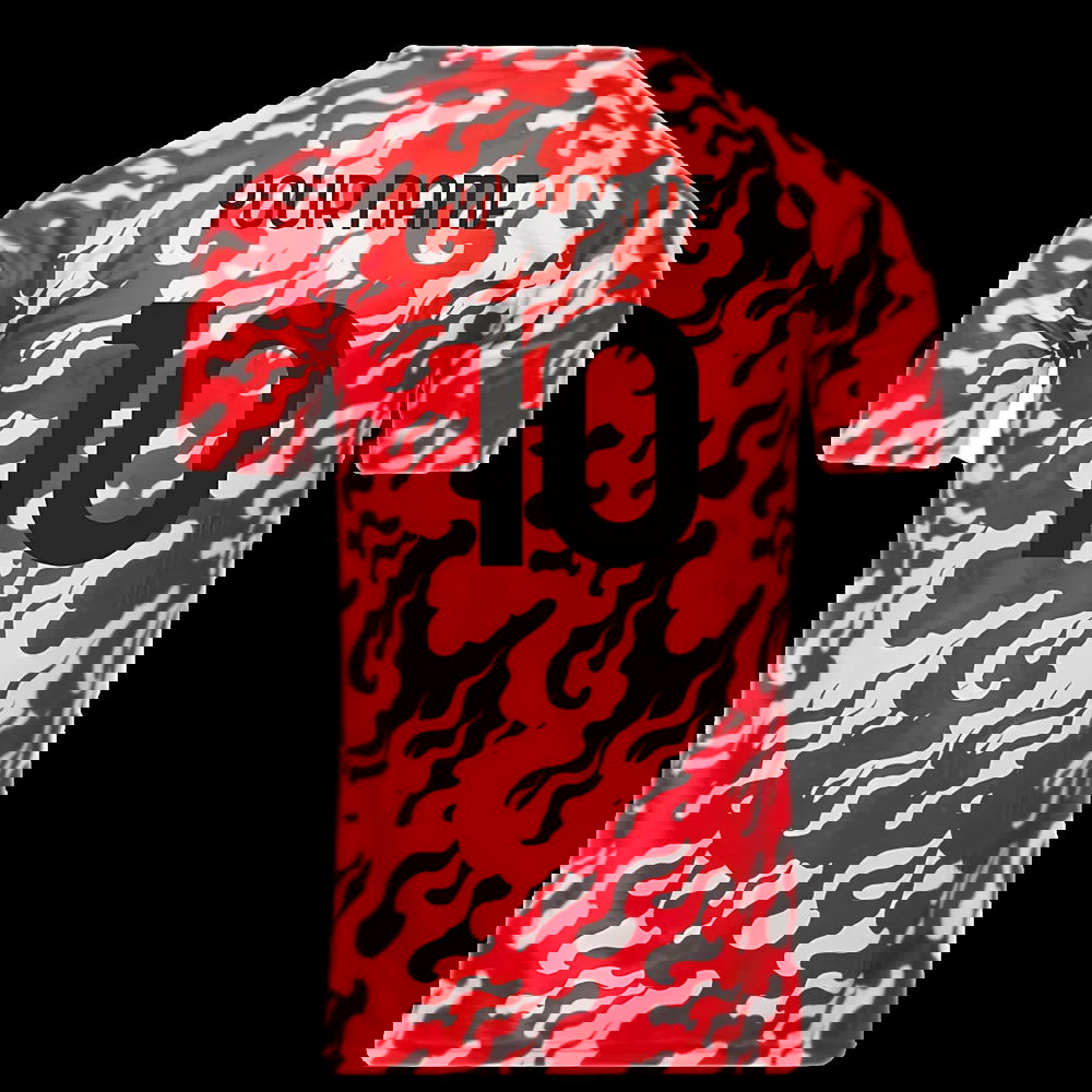 2025-2026 AC Milan Warm Up Jersey (White) (Your Name)