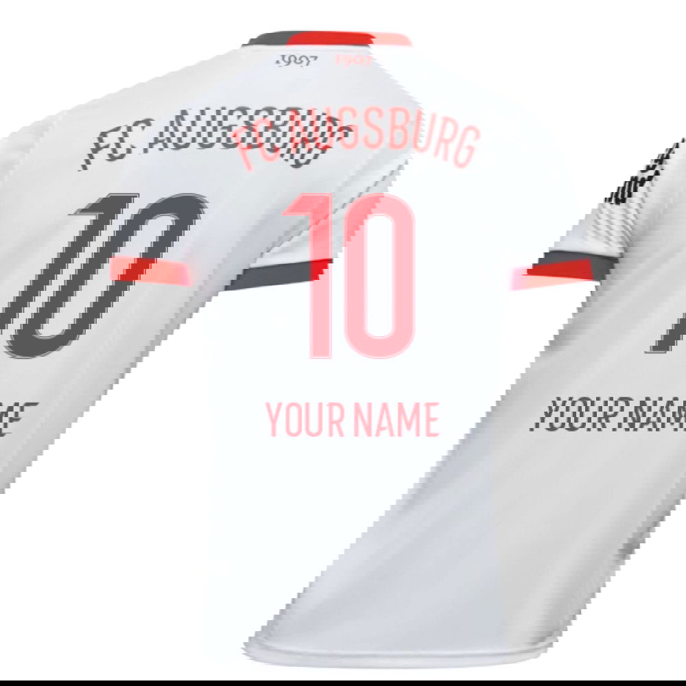 2025-2026 FC Augsburg Home Shirt (Kids) (Your Name)