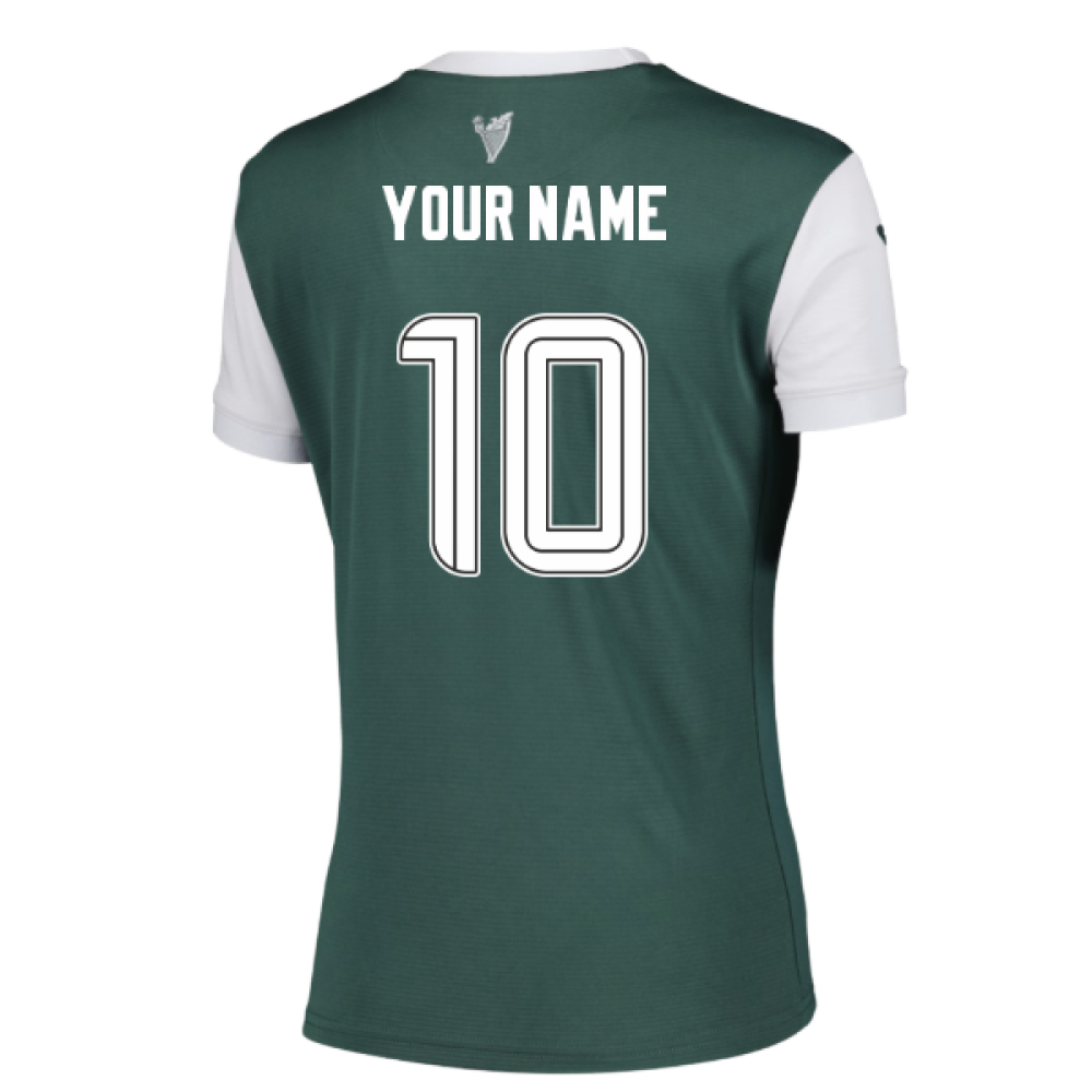 2025-2026 Hibernian Home Shirt - Womens (Your Name)