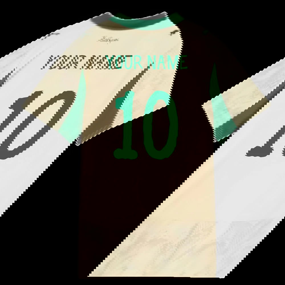 2025-2026 KIDSUPER x SE Palmeiras CWC Shirt (Vanilla) - Womens (Your Name)