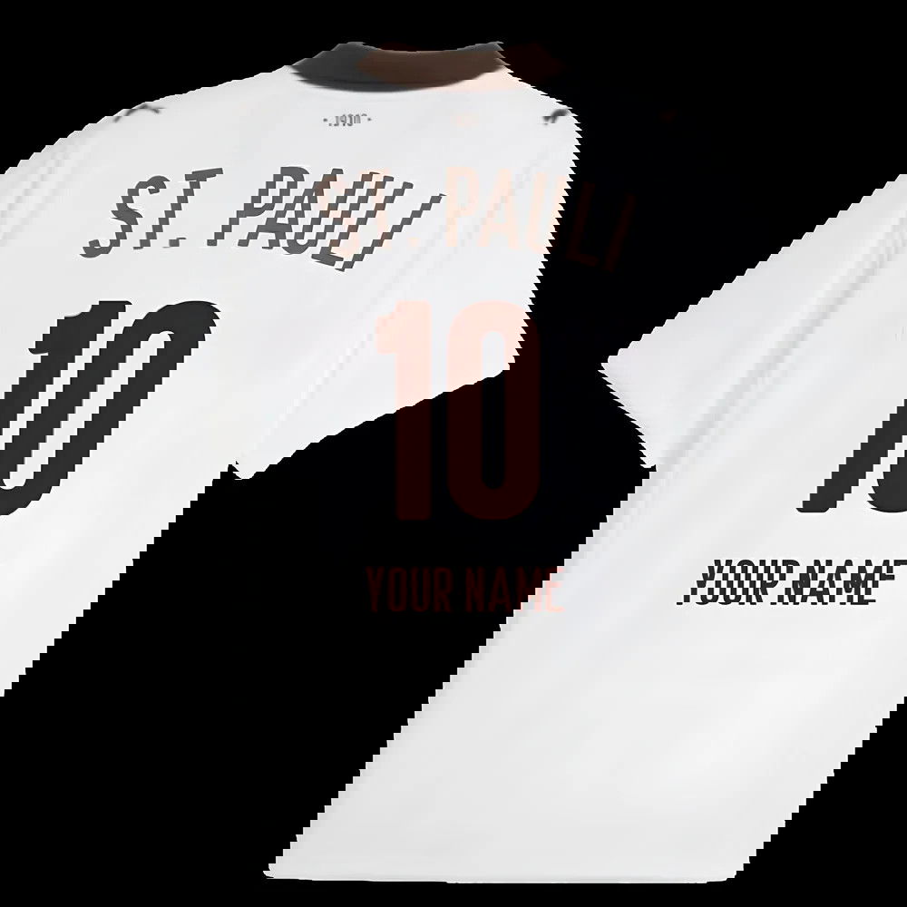 2025-2026 St Pauli Away Shirt (Your Name)