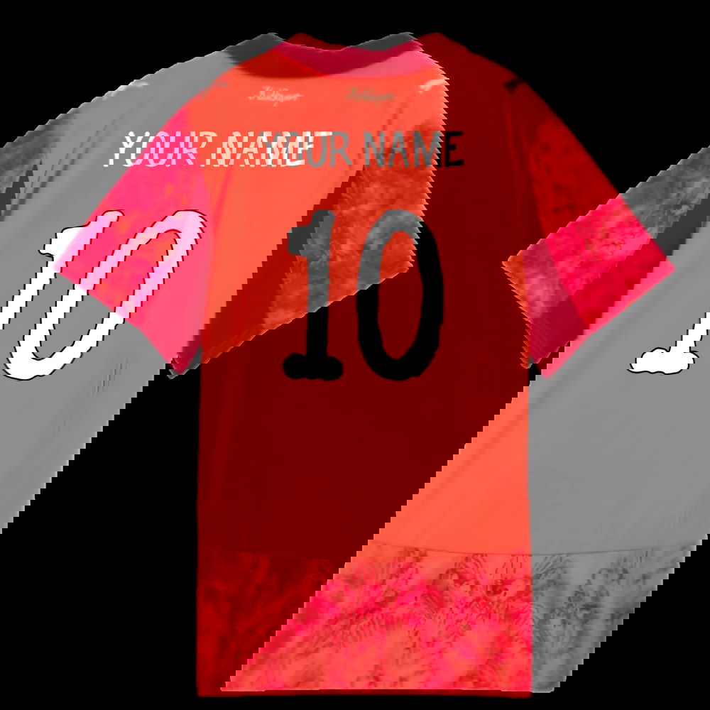 2025-2026 KIDSUPER x SE Palmeiras CWC Shirt (Glowing Red) - Womens (Your Name)