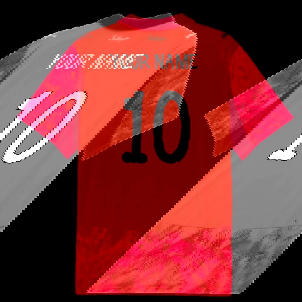 2025-2026 KIDSUPER x SE Palmeiras CWC Shirt (Glowing Red) (Your Name)