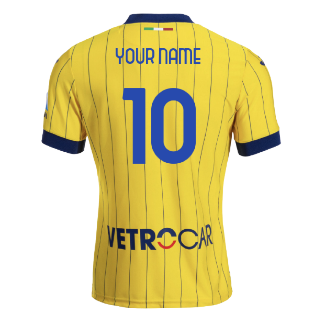 2024-2025 Hellas Verona Fourth Shirt (Yellow) (Your Name)