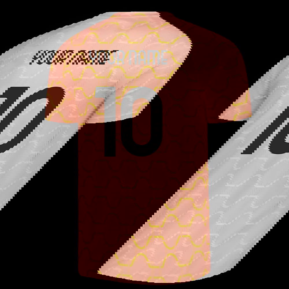 2025-2026 AC Milan Warm Up Jersey (Pink Fruit) (Your Name)