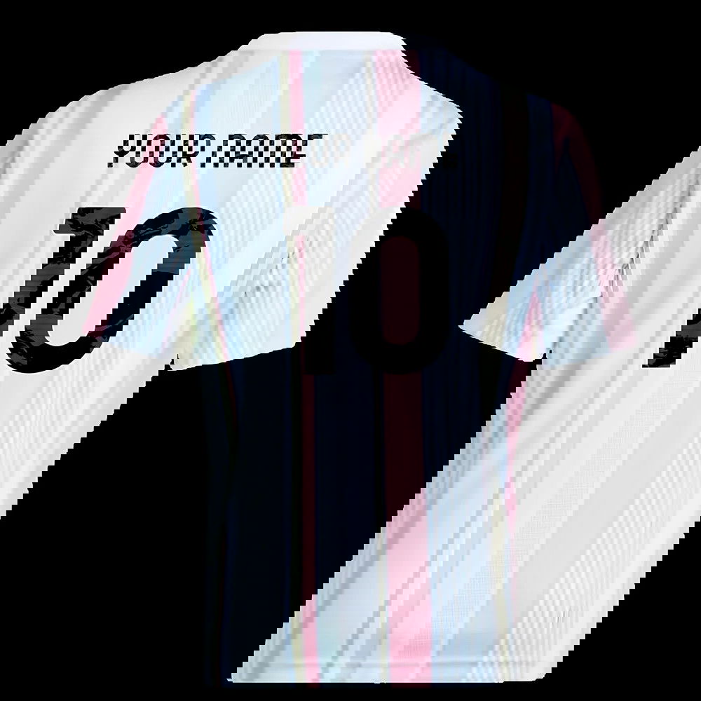 2025-2026 Juventus Pre-Match Shirt (White) - Kids (Your Name)