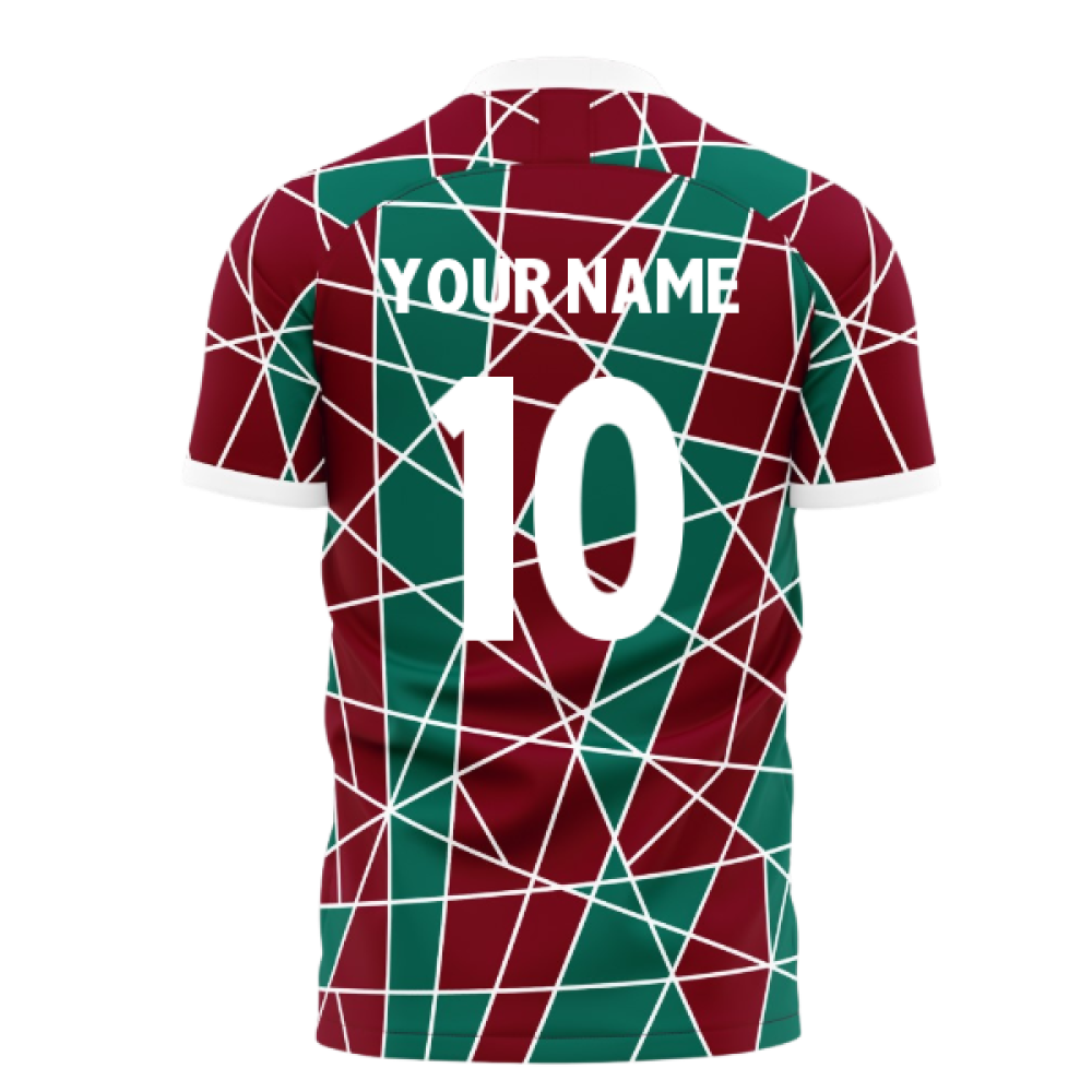  2025-2026 Fluminense Home Concept Shirt Adult Short Sleeve (Your Name)