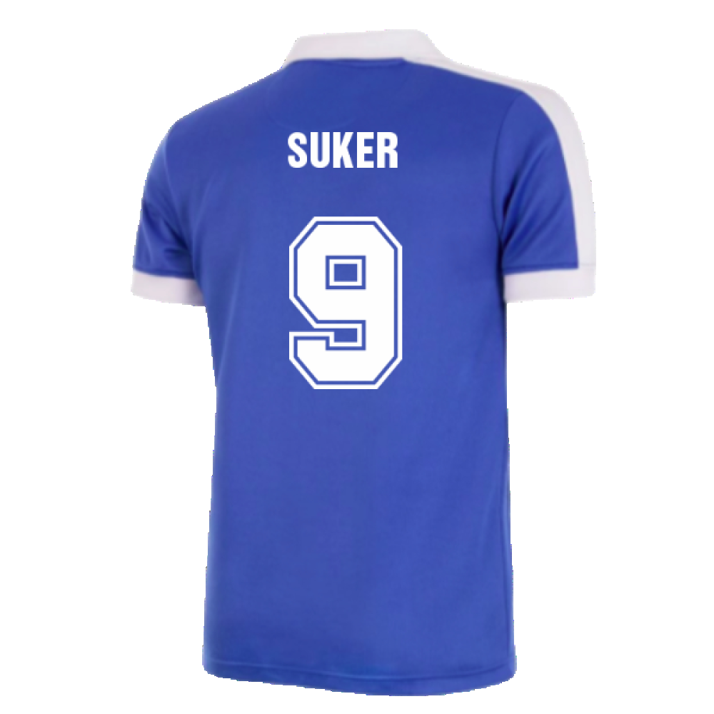 Yugoslavia 1980 Retro Football Shirt (Suker 9)
