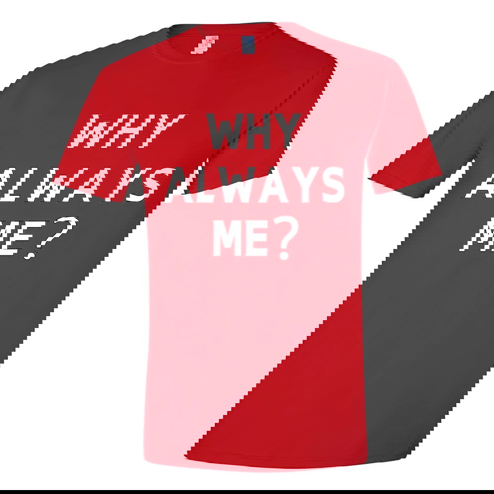 Mario Balotelli Why Always Me T-Shirt (Red)