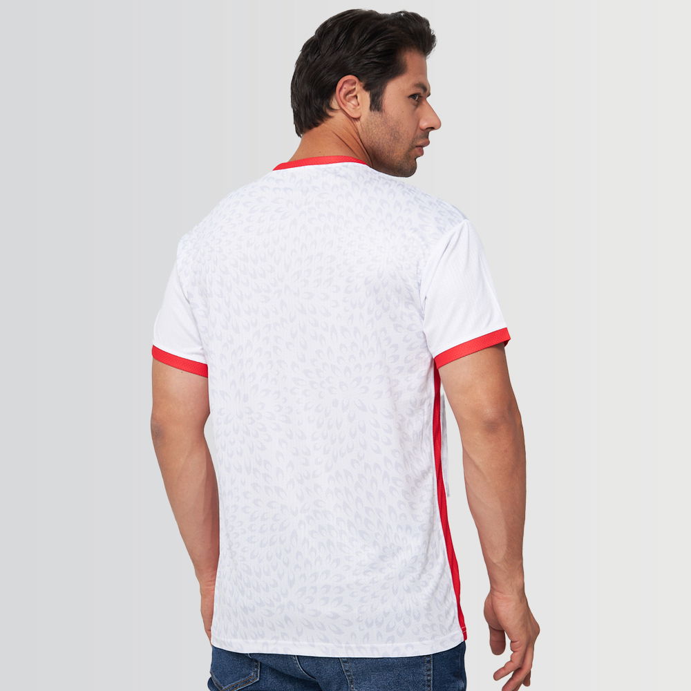 Belgium Legacy Football Jersey White (Wolvate) Adult Short Sleeve