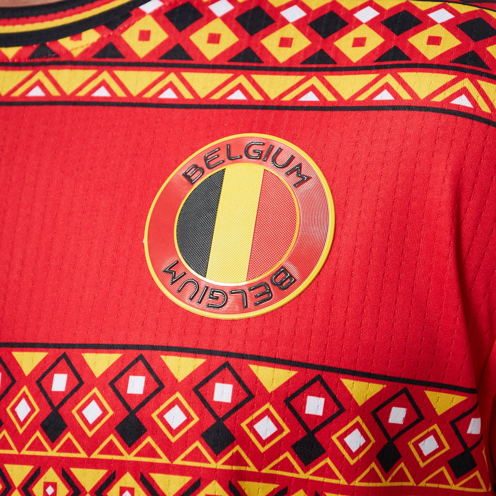 Belgium Legacy Football Jersey Red (Wolvate) Kids Short Sleeve