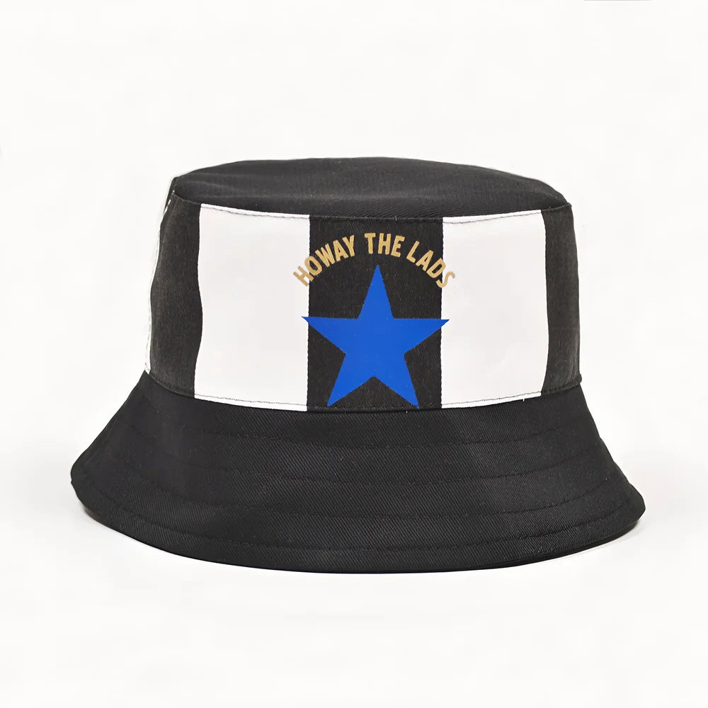 Newcastle Howay the Lads Bucket Hat - Black/White Stripe