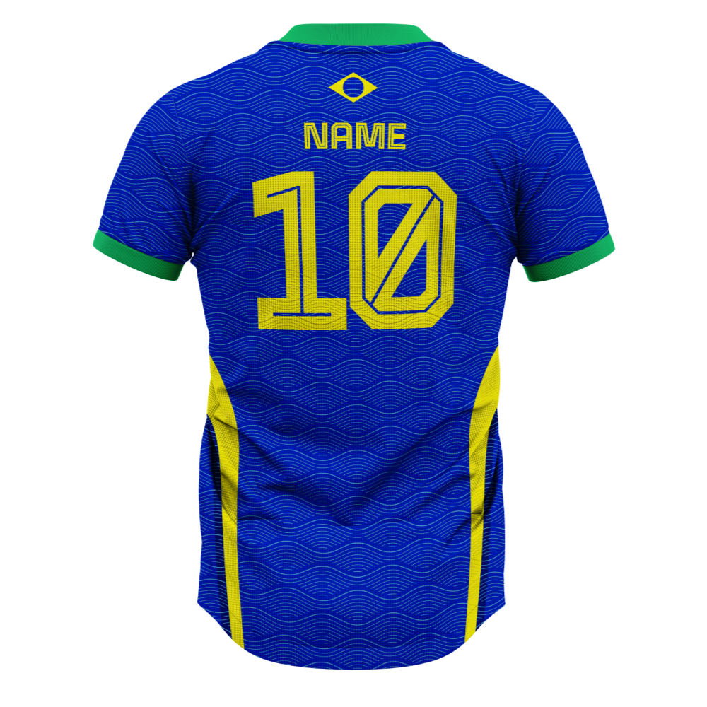 Brazil Selecao Away Supporter Jersey Kids Short Sleeve