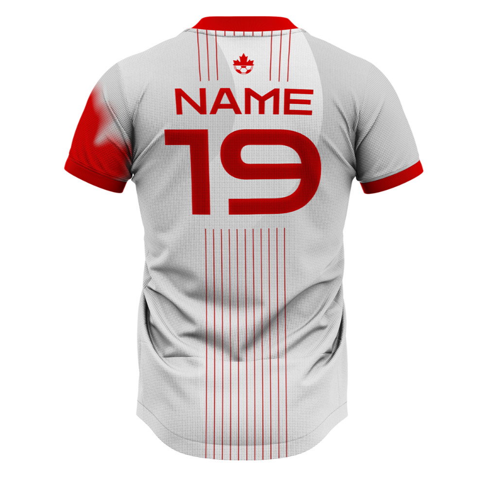 Canada Away Supporter Football Jersey Kids Short Sleeve
