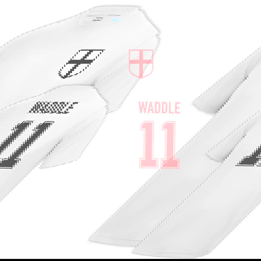 Chris Waddle England Italia 1990 Football T Shirt