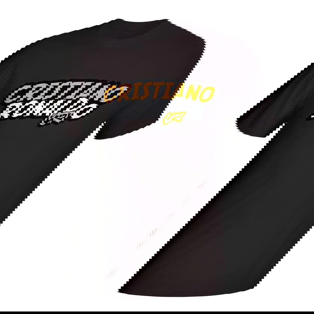 Cristiano Ronaldo Comic Book T-shirt (black) - Kids