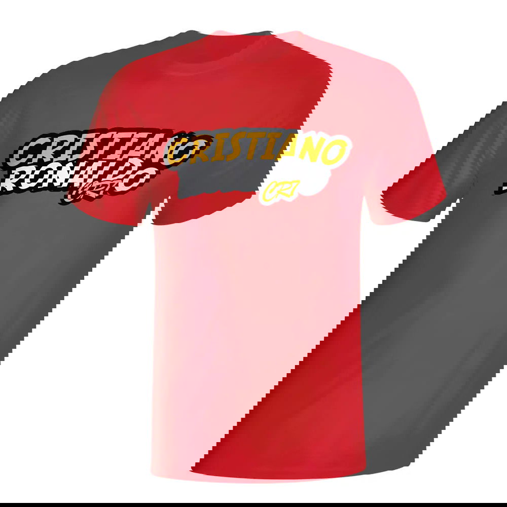 Cristiano Ronaldo Comic Book T-shirt (red) - Kids