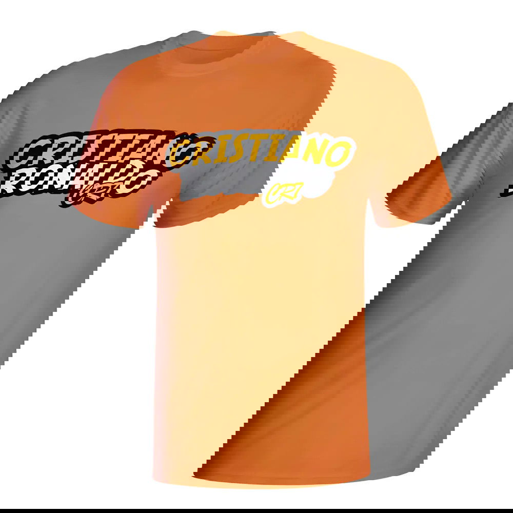 Cristiano Ronaldo Comic Book T-shirt (orange) - Kids