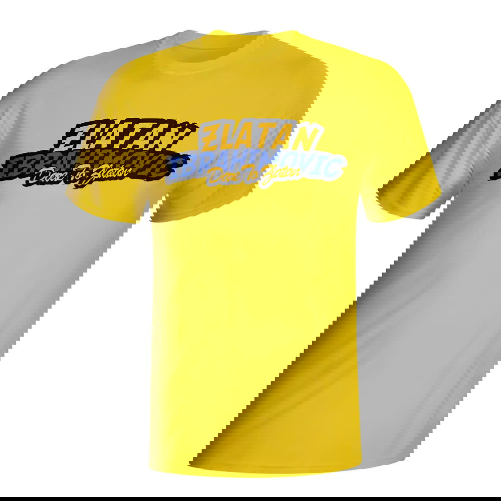 Zlatan Ibrahimovic Comic Book T-shirt (yellow) - Kids